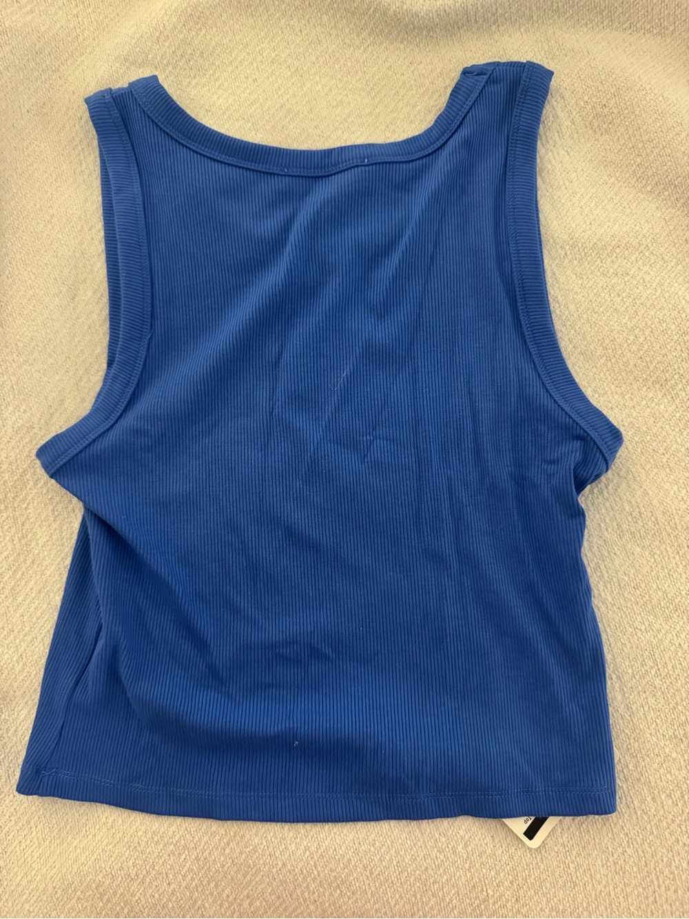 Bailey Rose Women's Blue Ribbed Rodeo Graphic Tank - Picture 2 of 2